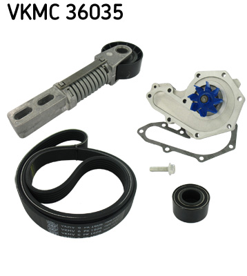 SKF VKMC 36035 Pompa acqua + Kit cinghia Poly V-Pompa acqua + Kit cinghia Poly V-Ricambi Euro